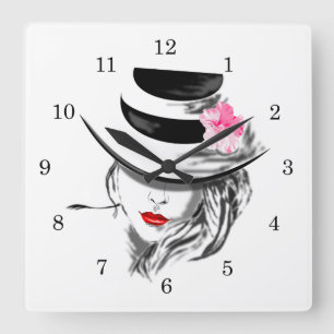Reloj Cuadrado Lips