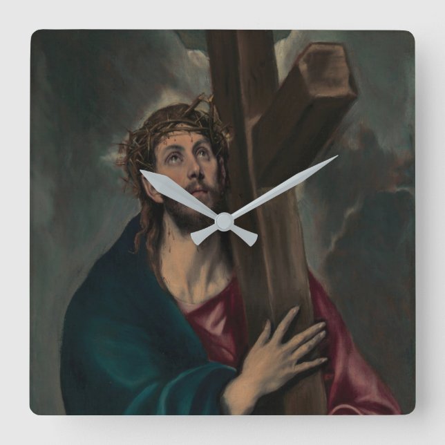 Reloj Cuadrado Llevando la cruz (Anverso)