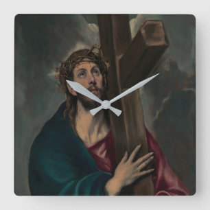 Reloj Cuadrado Llevar la cruz