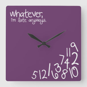 Reloj Cuadrado lo que