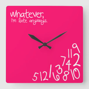 Reloj Cuadrado lo que