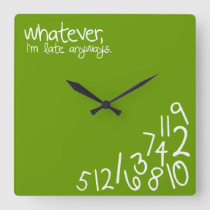 Reloj Cuadrado lo que