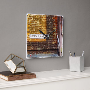Reloj Cuadrado London Brick Lane