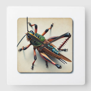 Reloj Cuadrado Longhorned Grasshopper Katydid 160724IREF102 - Wat