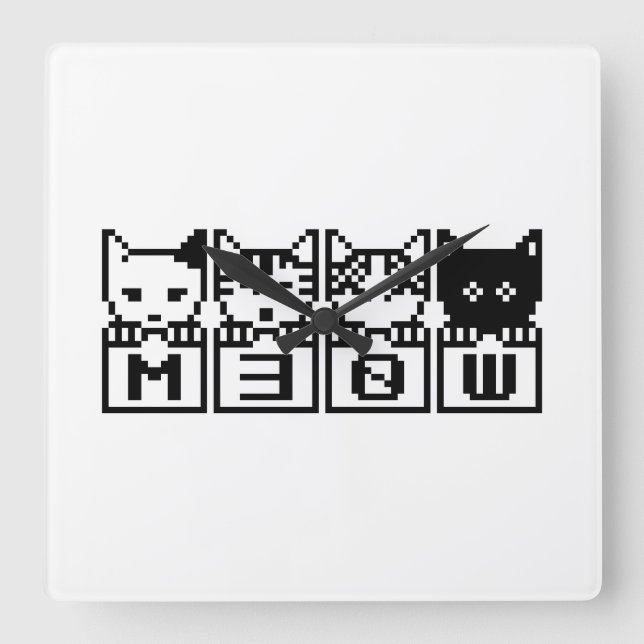 RELOJ CUADRADO LOS CATS M30W DE 8 BITS (Anverso)