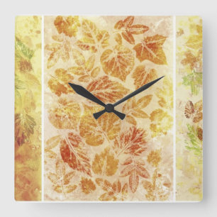 Reloj Cuadrado Los fondos abstractos, acuarela, se van