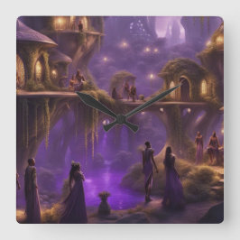 Reloj Cuadrado Los mundos electos