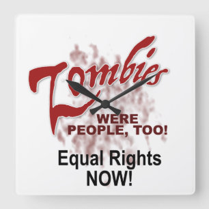 Reloj Cuadrado los zombis también eran personas