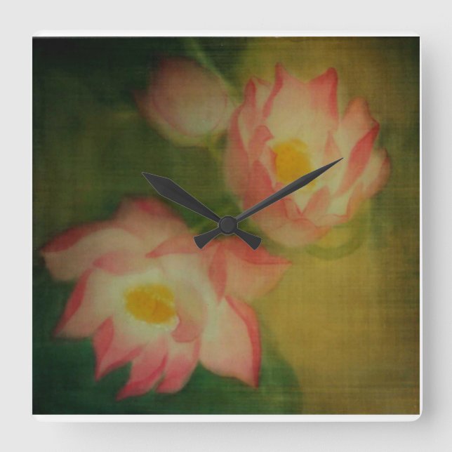 Reloj Cuadrado Loto (Anverso)