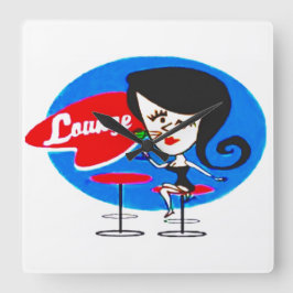 Reloj Cuadrado Lounge