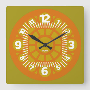 RELOJ CUADRADO LOVE ART KLOCK CIRCLE ON CIRCLE BY MASANSER