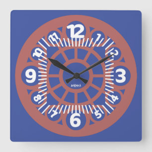 RELOJ CUADRADO LOVE ART KLOCK CIRCLE ON CIRCLE BY MASANSER