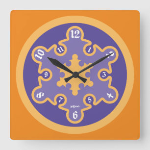 RELOJ CUADRADO LOVE ART KLOCK CIRCLE PUZZLE BY MASANSER