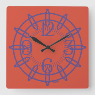 RELOJ CUADRADO LOVE ART KLOCK FANTASY COLORS BY MASANSER