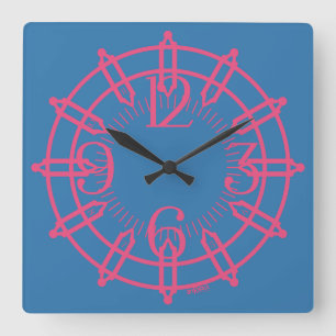 RELOJ CUADRADO LOVE ART KLOCK FANTASY COLORS BY MASANSER