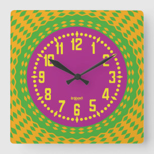 RELOJ CUADRADO LOVE ART KLOCK OLIVENZA EXT BY MASANSER
