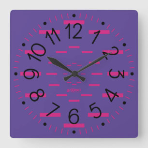 RELOJ CUADRADO LOVE ART KLOCK RENTANGLES AND POINTS BY MASANSER