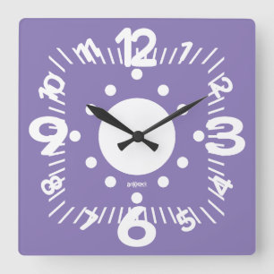 RELOJ CUADRADO LOVE ART KLOCK SQUARE ON SQUARE BY MASANSER