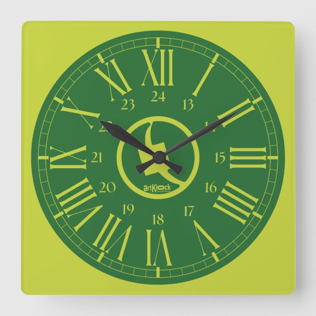 RELOJ CUADRADO LOVE ART KLOCK TENS AND CIA BY MASANSER (Anverso)
