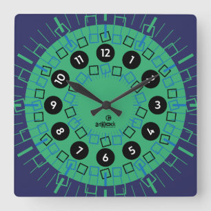 RELOJ CUADRADO LOVE ARTKLOCK EFFECT MOVEMENT SQUARES BY MASANSER