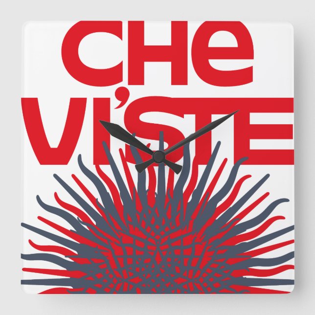 Reloj Cuadrado LOVE Che viste vers 2024 by MASANSER PIXELAT (Anverso)