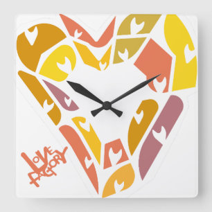 RELOJ CUADRADO LOVE FACTORY HEARTS BY MASANSER