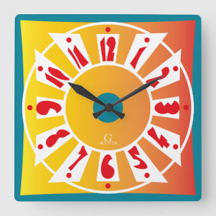 RELOJ CUADRADO LOVE GENEVER COLORS VARIATIONS BY MASANSER