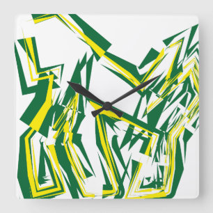 Reloj Cuadrado LOVE GEOMESKY ANIMALS gorilla BY MASANSER