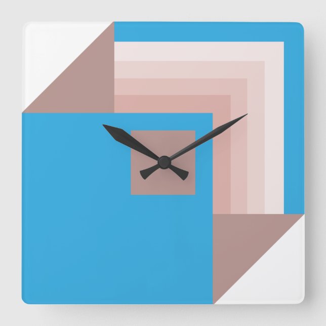 RELOJ CUADRADO LOVE GEOMESKY BY MASANSER PIXELAT (Anverso)