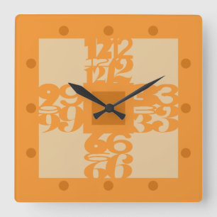 RELOJ CUADRADO LOVE GOLD RUSH COLORS BY MASANSER PIXELAT