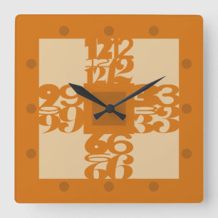 RELOJ CUADRADO LOVE GOLD RUSH COLORS BY MASANSER PIXELAT