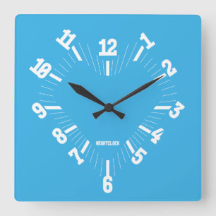 Reloj Cuadrado Love HEART TIME BY MASANSER PIXELAT