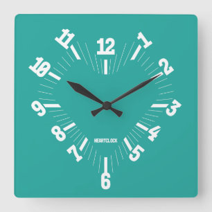 Reloj Cuadrado Love HEART TIME BY MASANSER PIXELAT