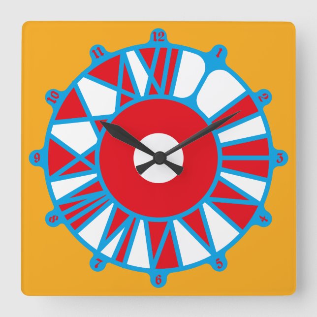 RELOJ CUADRADO LOVE LEX CLASSIC NEW COLORS BY MASANSER (Anverso)