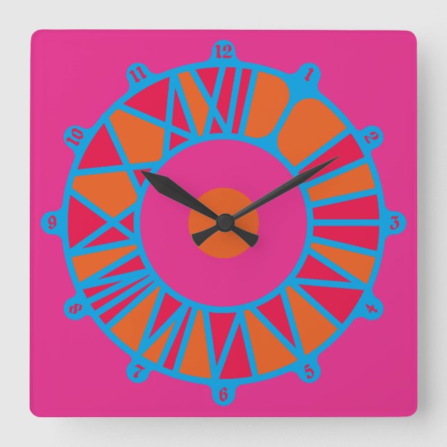 RELOJ CUADRADO LOVE LEX CLASSIC NEW COLORS BY MASANSER (Anverso)