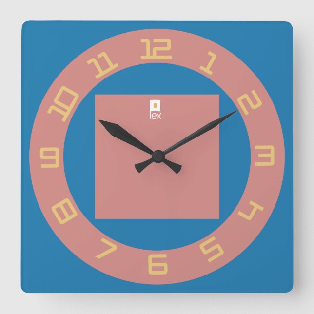 RELOJ CUADRADO LOVE LEX REDREEN BY MASANSER (Anverso)