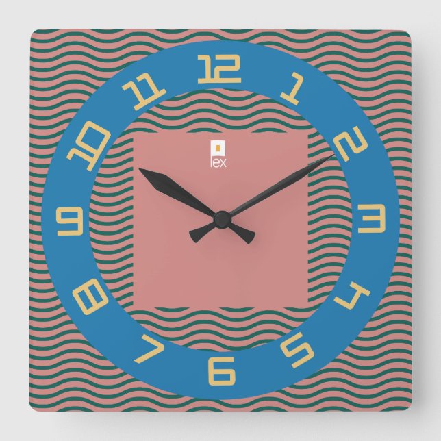 RELOJ CUADRADO LOVE LEX REDREEN BY MASANSER (Anverso)