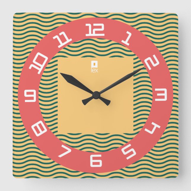 RELOJ CUADRADO LOVE LEX REDREEN BY MASANSER (Anverso)