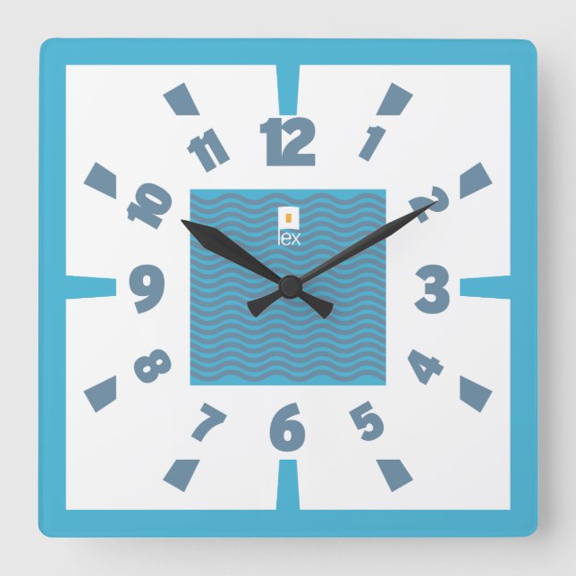 RELOJ CUADRADO LOVE LEX RELAXING BY MASANSER PIXELAT (Anverso)