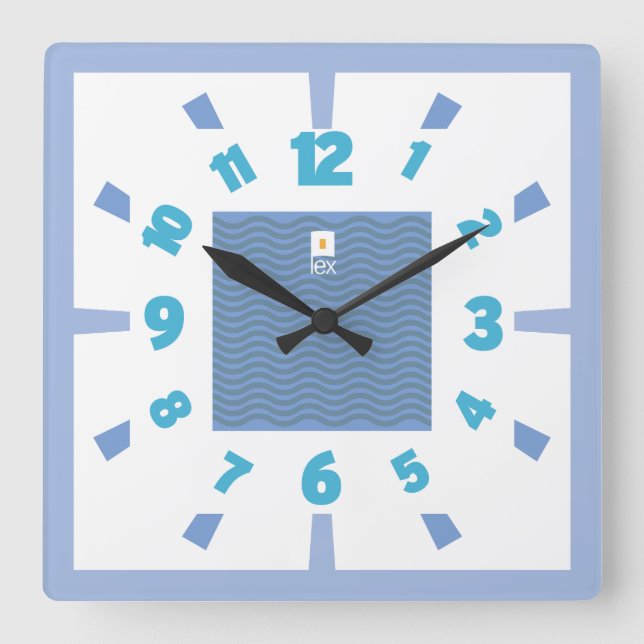 RELOJ CUADRADO LOVE LEX RELAXING BY MASANSER PIXELAT (Anverso)