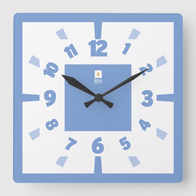 RELOJ CUADRADO LOVE LEX RELAXING BY MASANSER PIXELAT (Anverso)