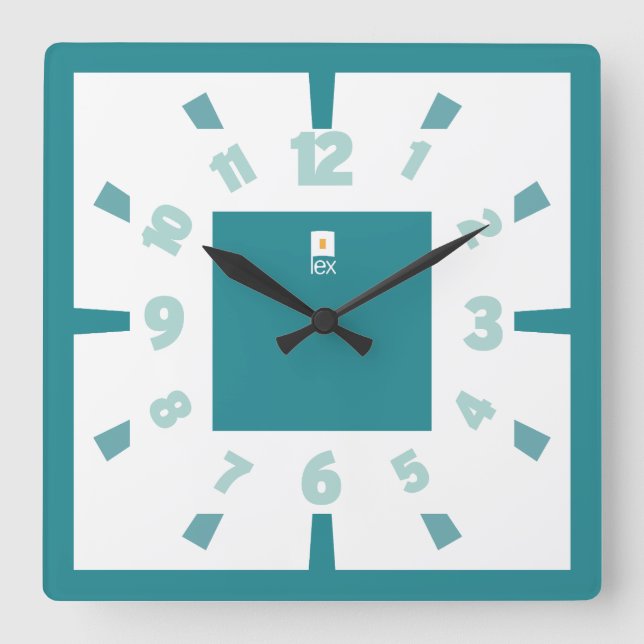 RELOJ CUADRADO LOVE LEX RELAXING BY MASANSER PIXELAT (Anverso)