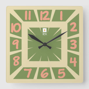 RELOJ CUADRADO LOVE LEX REVIVAL BY MASANSER PIXELAT