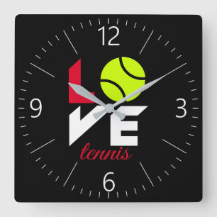 Reloj Cuadrado Love tennis