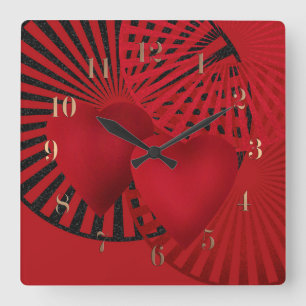 Reloj Cuadrado Love ,Wedding