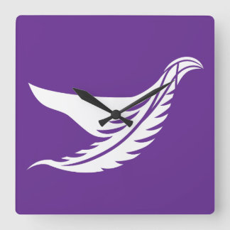 RELOJ CUADRADO LOVE WHITE BIRD BY MASANSER