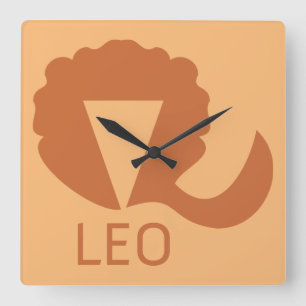 RELOJ CUADRADO LOVE ZODIAC SIGNS LEO BY MASANSER
