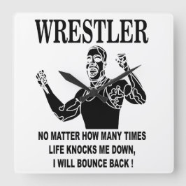 Reloj Cuadrado Lucha Inspiradora