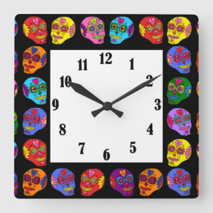 Reloj Cuadrado Lucha libre de azúcar