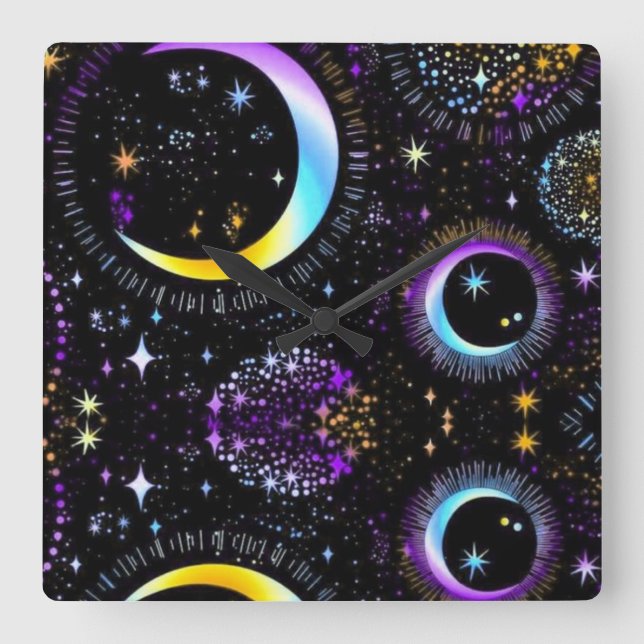 Reloj Cuadrado Lunar (Anverso)